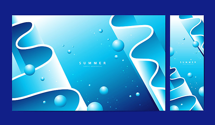 하늘색 곡선 그래픽백그라운드 일러스트 사람없음 여름 물방울 계절백그라운드 물결무늬 국내일러스트 AI파일 계절 물결 선 백그라운드 무늬 그래픽 파란색 파일형식 벡터