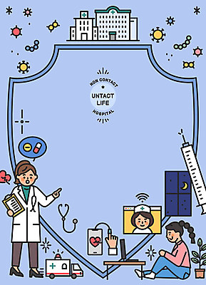 전신 손 여자 일러스트 창문 프레임 병원 주사기 들기 앉기 상반신 성인 신체부위 세명 알약 모니터 보라색 환자 간호사 의사 가리킴 맥박 구급차 맥박측정 서류판 원격의료 성인여자만 코로나바이러스 사회적거리두기 비대면서비스 언택트 온택트 국내일러스트 AI파일 캠페인 컬러 의학 의료기기 모션 자동차 사람 손짓 컴퓨터 약 사무용품 진료 의료진 바이러스 측정 서비스 원격 여자만 성인만 파일형식 벡터