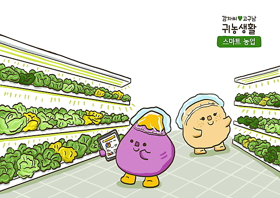 PSD 채소 일러스트 감자 들기 사람없음 농사 고구마 귀농 분석자료 채소캐릭터 위생모자 스마트팜 국내일러스트 일러캐릭터 캐릭터 모자_잡화 농업 모션 뿌리채소 농장 자료 분석 파일형식