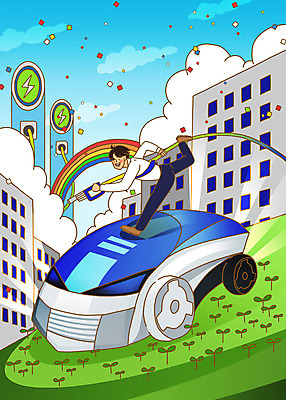 전신 PSD 구름 남자 하늘색 무지개 일러스트 한명 들기 성인 건물 초록색 달리기 새싹 그린에너지 친환경 꽃가루 후광 전기자동차 충전기 충전소 성인남자한명만 국내일러스트 자연요소 식물 1 건축물 컬러 모션 자동차 사람 파란색 빛 환경 기계 에너지 가루 충전 남자한명만 성인남자만 파일형식