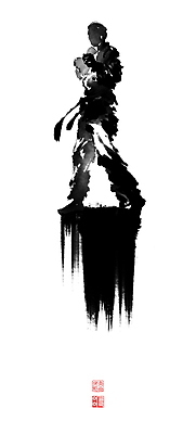 전신 PSD 남자 일러스트 캘리그라피 붓터치 도복 한명 서기 성인 태권도 번짐 태권도선수 낙관 품새 성인남자한명만 국내일러스트 1 옷 모션 운동선수 사람 격투기 남자한명만 성인남자만 파일형식 효과