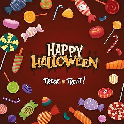 EPS 해외이미지 일러스트 막대사탕 사탕 타이포그라피 사람없음 빨간색 할로윈 알사탕 잭오랜턴 해외일러스트 문자 컬러 디저트 파일형식 벡터