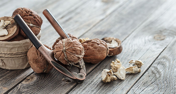 포토 JPG 해외이미지 사람없음 견과류 껍질 호두 호두망치 나무배경 해외포토 백그라운드 주방용품 파일형식