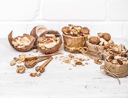 포토 JPG 해외이미지 사람없음 견과류 껍질 호두 아몬드 나무숟가락 캐슈넛 피스타치오 해외포토 숟가락 파일형식