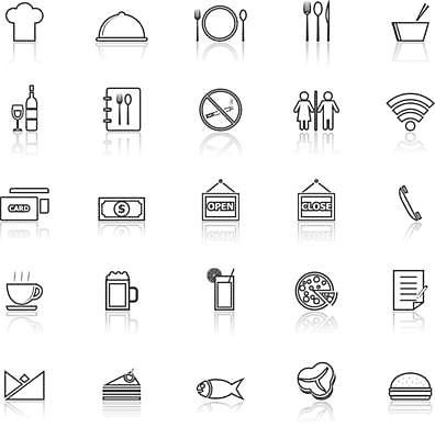 EPS 해외이미지 식기 음료 지폐 일러스트 젓가락 맥주 피자 요리사모자 어류 사람없음 세트 레스토랑 와인 햄버거 오픈 신용카드 조각케이크 커피잔 전화기 화장실 냅킨 와이파이 메뉴판 계산서 금연구역 쟁반덮개 클로즈 해외일러스트 모자_잡화 커피 돈 잔 주류 패스트푸드 서양음식 수저 금융 케이크 식당 요리사 수중동물 덮개 무선인터넷 제한구역 파일형식 벡터
