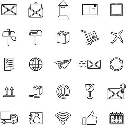 EPS 해외이미지 일러스트 편지봉투 잔 비행기 사람없음 세트 수레 달력 우체통 최고 이메일 우편물 종이비행기 와이파이 손모양 우표 택배상자 연락처 우체국차 우체국택배 우편봉투 체크리스트 취급주의 해외일러스트 모양 식기 항공교통 자동차 봉투 대중교통 경고 상자 카트 편지 택배 종이접기 무선인터넷 파일형식 벡터 손_신체부위