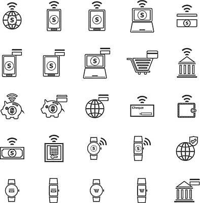EPS 해외이미지 지폐 일러스트 사람없음 금융 경제 노트북 스마트폰 세트 태블릿 돼지저금통 신용카드 지갑 손목시계 장바구니 와이파이 금고 은행업무 인터넷보안 스마트워치 핀테크 해외일러스트 시계 돈 장신구 모바일 전자제품 핸드폰 스마트기기 쇼핑 바구니 저금통 은행_금융 보안 무선인터넷 웨어러블 파일형식 벡터