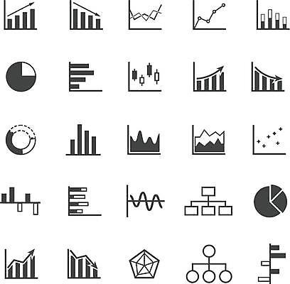 EPS 해외이미지 화살표 일러스트 비즈니스 통계 그래프 사람없음 세트 막대그래프 원그래프 꺾은선그래프 분포 성장그래프 주식표 해외일러스트 주식 파일형식 벡터