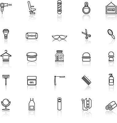 EPS 해외이미지 의자 일러스트 사람없음 건물 세트 수건 머리빗 오픈 미용실 옷걸이 드라이어 이발 콧수염 면도기 헤어관리 샴푸 이발소 대걸레 미용가위 바리깡 이발소회전등 헤어젤 해외일러스트 건축물 가구 조명 수염 가위_도구 위생용품 뷰티 미용용품 뷰티샵 청소도구 헤어용품 파일형식 벡터