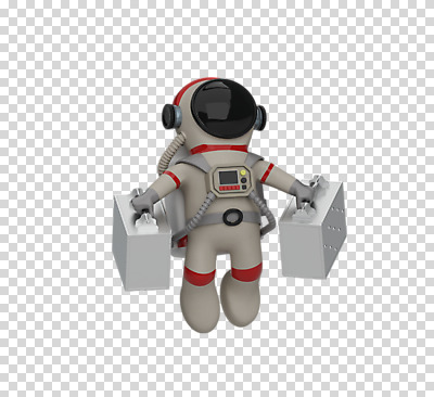 전신 편집 편집이미지 한명 들기 누끼 사람 3D소스 3D 우주비행사 배달원 디지털합성 우주복 PNG 철가방 편집소스 음식배달 직업 1 옷 가방 모션 우주 배송 파일형식