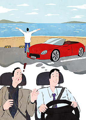 전신 PSD 남자 도로 중년 생각 일러스트 상상 서기 상반신 성인 해변 세명 강사 놀람 만세 운전 비즈니스맨 오픈카 운전면허 운전면허증 자기개발 초보운전 남자만 운전학원 국내일러스트 직업 감정 길 바다 비즈니스 교통시설 모션 승용차 표정 사람 직장인 학원 면허증 파일형식