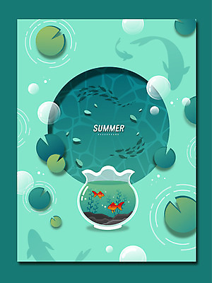 실루엣 두마리 일러스트 프레임 사람없음 여름 물방울 연못 어항 연잎 금붕어 민트색 프레임일러스트 여름배경 물고기떼 국내일러스트 AI파일 계절 컬러 백그라운드 잎 2 촬영기법 어류 파일형식 벡터