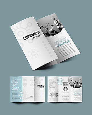 템플릿 표지디자인 표지 내지 리플렛 3단접지 실험 팜플렛 사람없음 흰색 원소 생명공학 원자 바이오 이미지템플릿 AI파일 컬러 의학 화학 파일형식 벡터