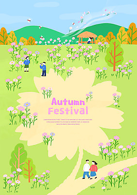 전신 PSD 여자 남자 일러스트 서기 앉기 여러명 성인 초록색 걷기 사진촬영 산책 가을 잠자리 코스모스 정자 성인만 가을축제 국내일러스트 건축물 계절 꽃 컬러 다수 곤충 모션 휴식 사람 촬영 축제 파일형식 가을_계절