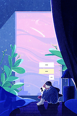 전신 PSD 여자 일러스트 창문 한명 성인 스마트폰 새벽 잠옷 침대 도시 남색 웅크림 문자메시지 불면증 채팅 얼굴없음 성인여자한명만 국내일러스트 자연요소 1 옷 컬러 가구 모션 사람 핸드폰 스마트기기 메시지 질병 여자한명만 성인여자만 파일형식