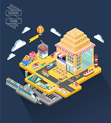 구름 도로 음료 일러스트 자동차 디저트 치즈 사람없음 건물 케이크 마을 상점 열기구 전철 에스컬레이터 타운 아이소메트릭 전철역 국내일러스트 AI파일 자연요소 건축물 길 음식 육상교통 항공교통 교통시설 유제품 대중교통 도시 역 파일형식 벡터