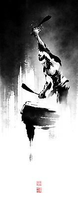 PSD 남자 연주 일러스트 캘리그라피 근육 붓터치 한명 들기 상반신 성인 고수 북 번짐 낙관 북채 치기 성인남자한명만 국내일러스트 1 음악 모션 타악기 사람 향신료 남자한명만 성인남자만 파일형식 효과