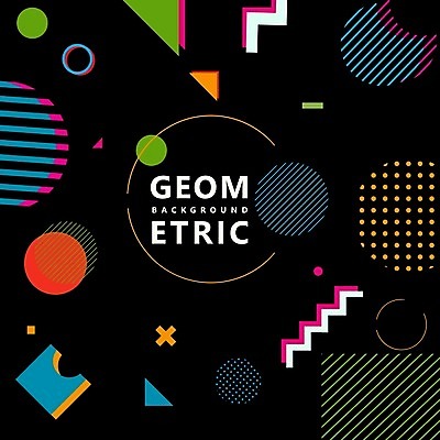 EPS 해외이미지 디자인 그래픽백그라운드 일러스트 사람없음 기하학 멤피스디자인 해외일러스트 백그라운드 무늬 그래픽 파일형식 벡터