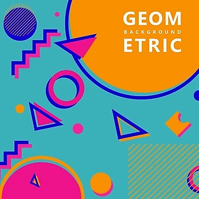 EPS 해외이미지 디자인 그래픽백그라운드 일러스트 사람없음 기하학 멤피스디자인 해외일러스트 백그라운드 무늬 그래픽 파일형식 벡터