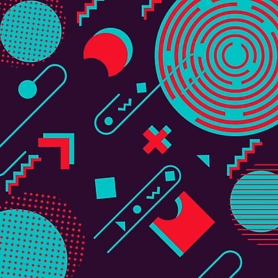 EPS 해외이미지 디자인 그래픽백그라운드 일러스트 사람없음 기하학 멤피스디자인 해외일러스트 백그라운드 무늬 그래픽 파일형식 벡터