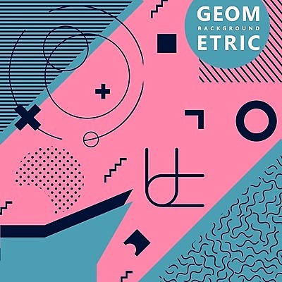 EPS 해외이미지 디자인 그래픽백그라운드 일러스트 사람없음 기하학 멤피스디자인 해외일러스트 백그라운드 무늬 그래픽 파일형식 벡터