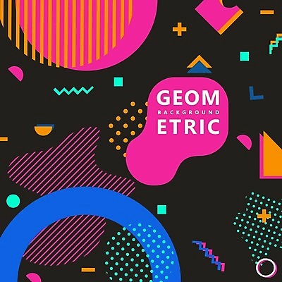 EPS 해외이미지 디자인 그래픽백그라운드 일러스트 사람없음 기하학 멤피스디자인 해외일러스트 백그라운드 무늬 그래픽 파일형식 벡터