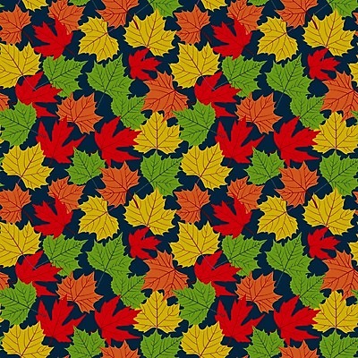EPS 해외이미지 단풍 낙엽 패턴 일러스트 사람없음 빨간색 초록색 패턴백그라운드 가을 해외일러스트 계절 컬러 백그라운드 잎 무늬 파일형식 벡터