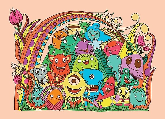 EPS 해외이미지 동물 캐릭터 꽃 잎 일러스트 함께함 잔디 사람없음 컵 귀여움 헤드폰 스케이트보드 뱀 즐거움 손인사 몬스터 별장식 해외일러스트 일러캐릭터 식물 식기 감정 별 음향기기 컨셉 파충류 장식 인사 보드_스포츠 파일형식 벡터