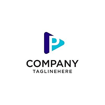 EPS 해외이미지 일러스트 회사 비즈니스 사람없음 P 삼각형 심볼 브랜딩 해외일러스트 도형 알파벳 파일형식 벡터