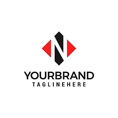 EPS 해외이미지 일러스트 회사 비즈니스 사람없음 N 심볼 마름모 브랜딩 해외일러스트 도형 알파벳 파일형식 벡터