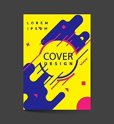 EPS 해외이미지 디자인 그래픽백그라운드 일러스트 사람없음 그래픽 파란색 노란색 커버 기하학 지오메트릭 해외일러스트 컬러 백그라운드 무늬 파일형식 벡터