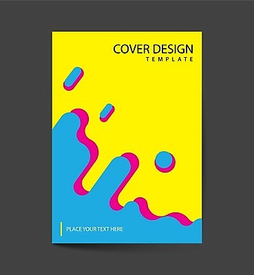 EPS 해외이미지 디자인 하늘색 그래픽백그라운드 일러스트 사람없음 그래픽 노란색 커버 기하학 지오메트릭 해외일러스트 컬러 백그라운드 무늬 파란색 파일형식 벡터