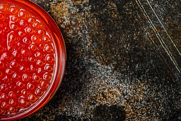 포토 JPG 해외이미지 유리병 실내 근접촬영 사람없음 하이앵글 연어알 카피스페이스 해외포토 뷰포인트 병_용기 내부 알 공백 파일형식