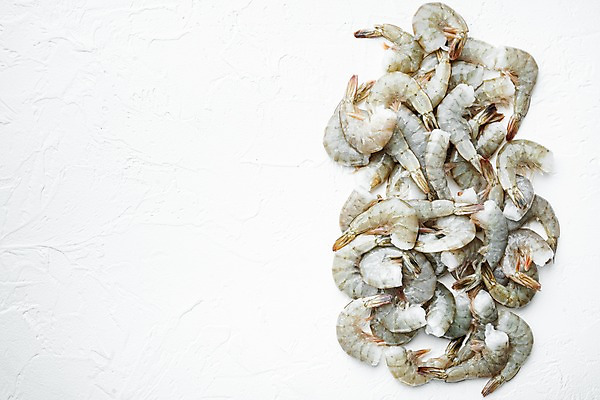 포토 JPG 해외이미지 식재료 새우 사람없음 하이앵글 흰배경 카피스페이스 해외포토 뷰포인트 백그라운드 갑각류 공백 흰색 파일형식