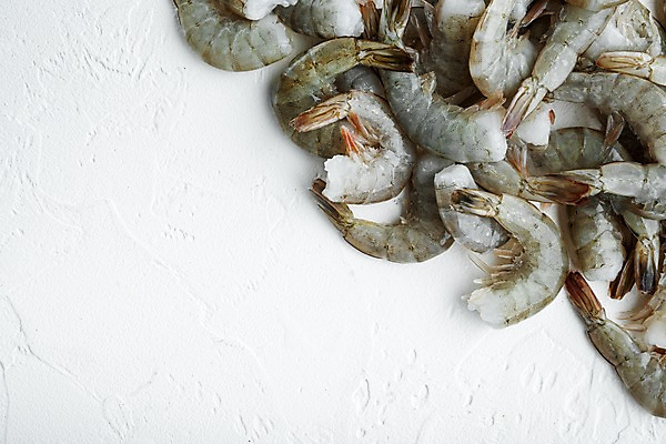 포토 JPG 해외이미지 식재료 새우 사람없음 하이앵글 흰배경 카피스페이스 해외포토 뷰포인트 백그라운드 갑각류 공백 흰색 파일형식