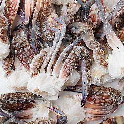 포토 JPG 해외이미지 실내 근접촬영 사람없음 냉동 꽃게 가득함 해산물 반쪽 날것 슬라이스 게다리 얼림 해외포토 뷰포인트 컨셉 내부 게 파일형식