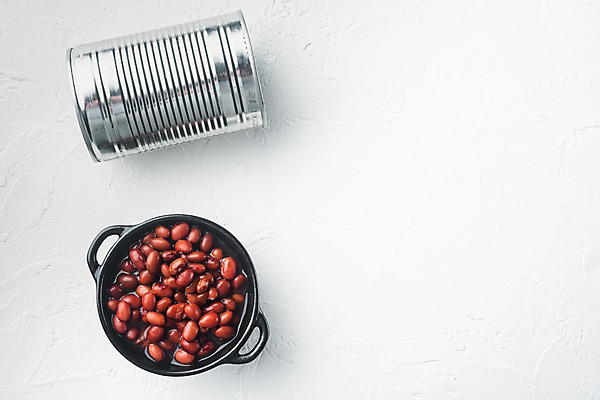 포토 JPG 해외이미지 그릇 콩 사람없음 캔 흰배경 통조림 단팥 카피스페이스 비건 해외포토 식기 백그라운드 곡류 공백 흰색 채식주의자 파일형식