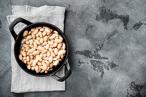 포토 JPG 해외이미지 그릇 접시 회색배경 콩 사람없음 카피스페이스 해외포토 식기 백그라운드 곡류 공백 회색 파일형식