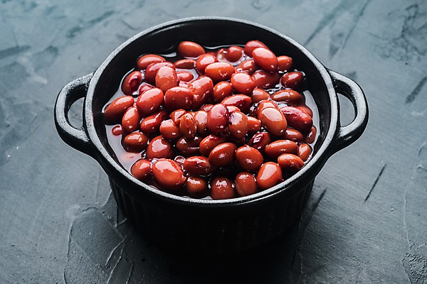 포토 JPG 해외이미지 그릇 검은배경 사람없음 통조림 단팥 비건 해외포토 식기 백그라운드 검은색 채식주의자 파일형식