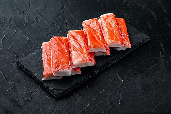 포토 JPG 해외이미지 식재료 검은배경 사람없음 맛살 돌접시 해외포토 접시 음식 백그라운드 검은색 파일형식