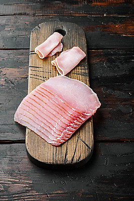 포토 JPG 해외이미지 실내 돼지고기 사람없음 슬라이스 나무도마 나무탁자 하몽 해외포토 탁자 도마 육류 내부 목재 햄 파일형식