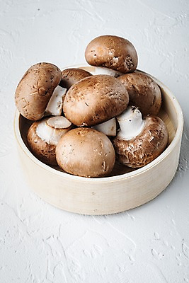 포토 JPG 해외이미지 실내 사람없음 여러개 흰배경 양송이 대나무찜기 해외포토 다수 백그라운드 내부 버섯 흰색 찜기 파일형식