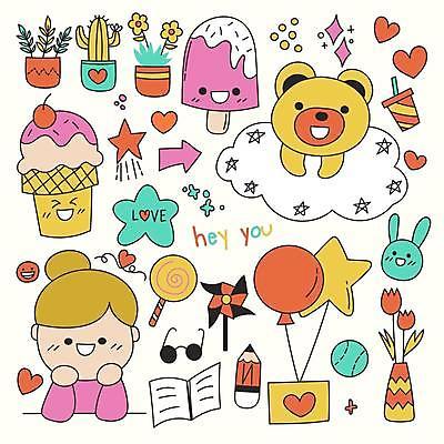 EPS 해외이미지 구름 캐릭터 여자 화살표 별 화분 어린이 스티커 두마리 일러스트 곰 한명 소녀 상반신 연필 하트 토끼 바람개비 그림 풍선 콘아이스크림 아이스바 아이스크림캐릭터 소녀한명만 아기자기 디저트캐릭터 해외일러스트 일러캐릭터 자연요소 모양 동물 1 컨셉 2 포유류 학용품 아이스크림 디저트 사람 반려동물 필기구 여자한명만 소녀만 파일형식 벡터