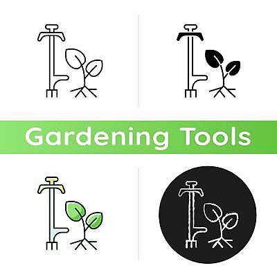 EPS 해외이미지 일러스트 사람없음 세트 새싹 원형 잡초 원예 원예용품 홈가드닝 해외일러스트 도형 식물 생활용품 취미 파일형식 벡터