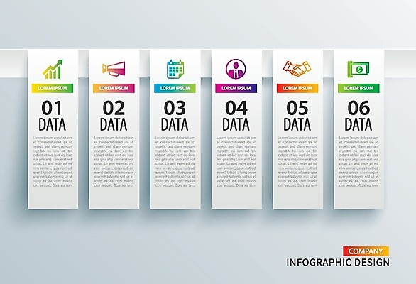 EPS 해외이미지 일러스트 비즈니스 그래프 사람없음 자료 인포그래픽 순서 목차 해외일러스트 파일형식 벡터