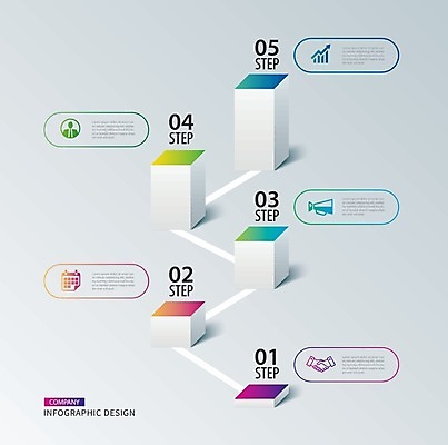 EPS 해외이미지 일러스트 비즈니스 그래프 사람없음 자료 인포그래픽 순서 목차 해외일러스트 파일형식 벡터
