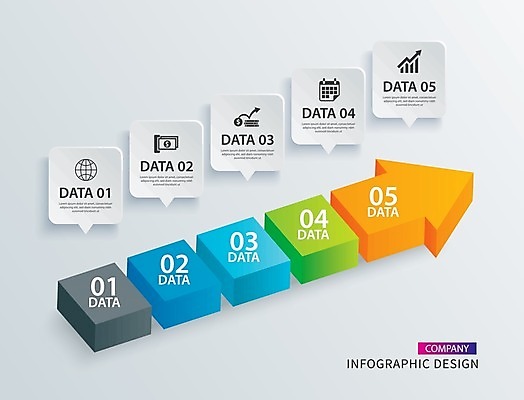 EPS 해외이미지 화살표 말풍선 일러스트 비즈니스 그래프 사람없음 자료 인포그래픽 순서 목차 해외일러스트 파일형식 벡터