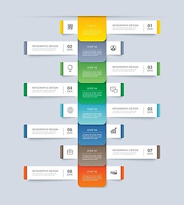 EPS 해외이미지 일러스트 비즈니스 그래프 사람없음 자료 인포그래픽 순서 목차 해외일러스트 파일형식 벡터