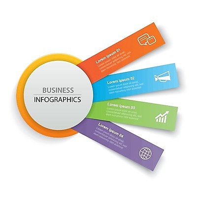 EPS 해외이미지 일러스트 비즈니스 그래프 사람없음 꼬리표 자료 인포그래픽 원형 해외일러스트 도형 라벨 파일형식 벡터