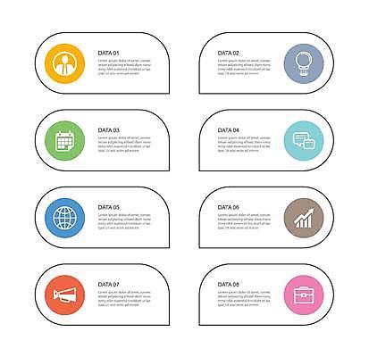 EPS 해외이미지 말풍선 일러스트 비즈니스 그래프 사람없음 자료 인포그래픽 목차 해외일러스트 파일형식 벡터